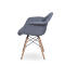 Стул Eames BT827 Серая Ткань деревянный стул для дома