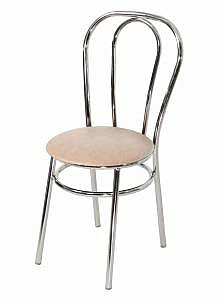 Разновидности металлических стульев с мягким сиденьем