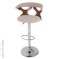 Стул барный JY-1993 WALNUT/BEIGE (1021-3) ткань