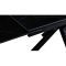 DT777 Стол обеденный раскладной Shashi black, 160-240*90, керамич. столеш., основание металл                     черный - стол с керамической столешницей для гостиной и кухни.