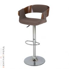 Стул барный JY-1999 WALNUT/LIGHT BROWN (1021-27) ткань