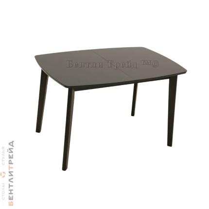 Стол обеденный TVE-6822BBH Dark walnut - деревянный обеденный стол для кухни и гостиной.