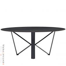 DT555 Стол обеденный AustriIia sand black 180*90*75,керамическая столешница, основание металл                     черный