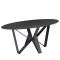 DT555 Стол обеденный AustriIia sand black 180*90*75,керамическая столешница, основание металл                     черный - стол с керамической столешницей для гостиной и кухни.