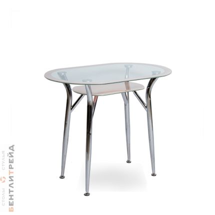 Стол Стеклянный Агата Кремовый 105*70*75см - стеклянный стол для дома: гостиной и кухни в интернет-магазине Бентли Трейд.
