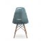 Стул Eames 1BT Серый Прозрачный Пластик - пластиковый интерьерный стул для дома.