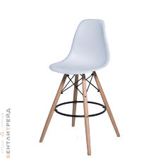 Стул барный Eames 3BT Белый Пластик