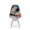 Стул Eames BT825 Пэтчворк 1 на металлических ножках