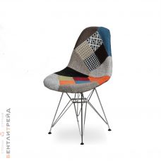 Стул Eames BT825 Пэтчворк 1 на металлических ножках