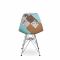 Стул Eames BT825 Пэтчворк 6 на металлических ножках