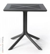 DT955 Стол пластиковый ЧЕРНЫЙ 80*80*75
