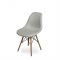 Стул Eames BT825 Светло-Бежевая Ткань деревянный стул для дома