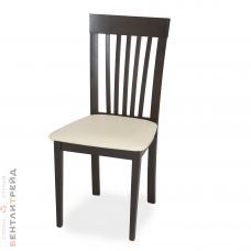 Стул деревянный CB-3950 Dark Walnut/Beige(PVC312)
