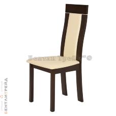 Стул CB-3921 Dark Walnut/Beige PVC(312)