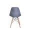 Стул Eames BT825 Серая Ткань деревянный стул для дома