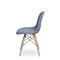 Стул Eames BT825 Серая Ткань деревянный стул для дома