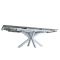 DT757 Стол обеденный раскладной Armani grey, 160-240*90, керамич. столешница, основан. металл                     белый - стол с керамической столешницей для гостиной и кухни.