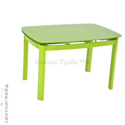Стол стеклянный раскладной Шанель Большой Зеленый6236B GREEN/GREEN - стеклянный стол для дома: гостиной и кухни в интернет-магазине Бентли Трейд.