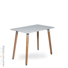 Стол Eames 9BT Белый 100*60*75см Деревянный прямоугольный 