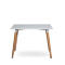 Стол Eames 9BT Белый 100*60*75см Деревянный прямоугольный  - деревянный обеденный стол для кухни и гостиной.
