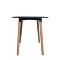 Стол Eames 9BT Черный 100*60*75см Деревянный прямоугольный  - деревянный обеденный стол для кухни и гостиной.