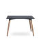 Стол Eames 9BT Черный 120*70*75см Деревянный прямоугольный  - деревянный обеденный стол для кухни и гостиной.
